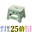 踏み台 グリーン コンパクト スツール ステップ台 持ち手付き 持ち運び便利 簡単設置 脚立 作業 掃除 (管理S) 送料無料