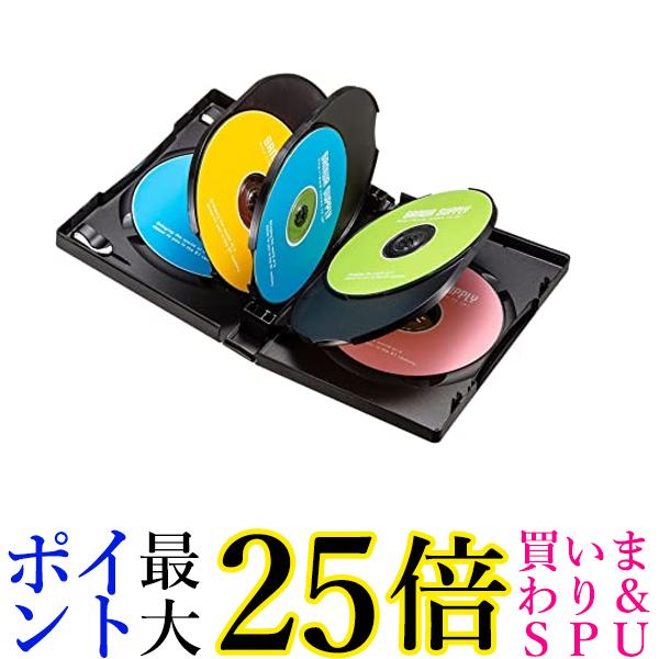 サンワサプライ DVD-TW8-01BKN DVDトールケース（8枚収納・ブラック） 送料無料 