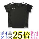 プーマ サッカー 半袖 Tシャツ TEAMLIGA ゲームシャツ JR 705144 キッズ ブラック ホワイト03 130 送料無料 【G】