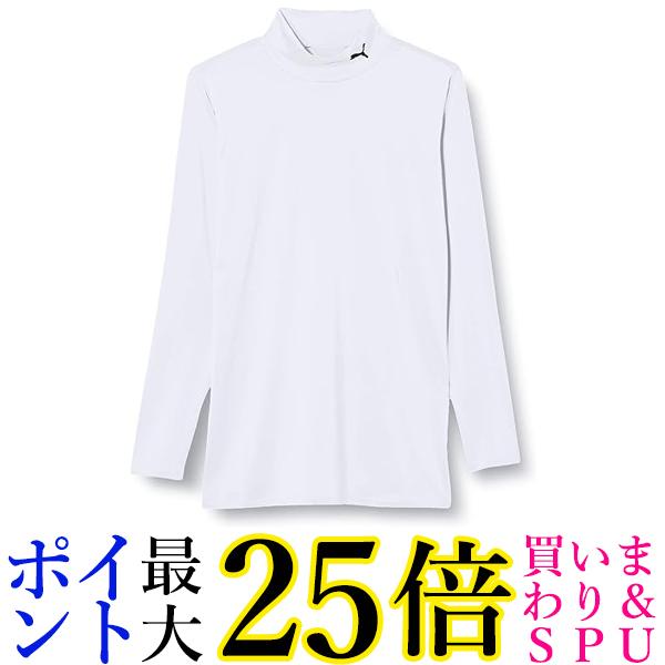 プーマ コンプレッション モックネック 長袖シャツ 656331 メンズ プーマホワイト/プーマブラック04 XX..