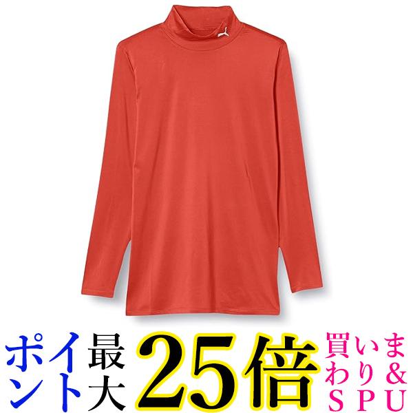 プーマ コンプレッション モックネック 長袖シャツ 656331 メンズ プーマレッド/プーマホワイト01 XL 送料無料 【G】