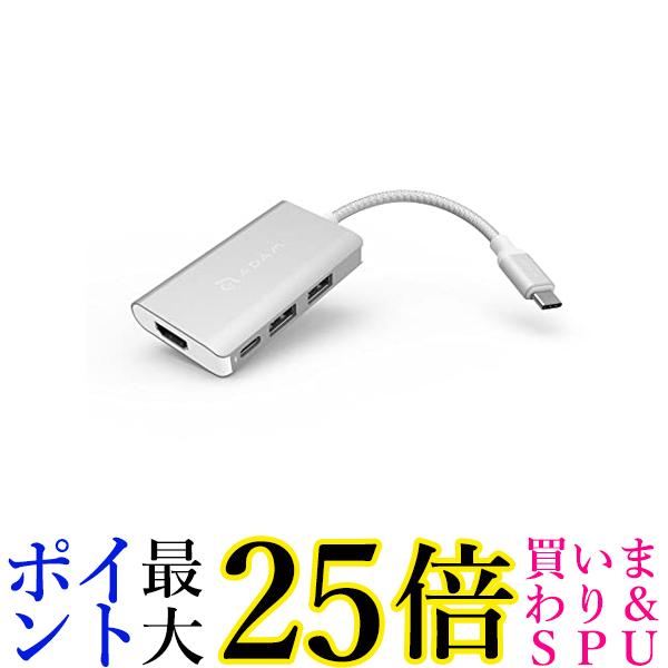 Adam Elements USB Type-C 2|[gnu/PD/HDMIϊA_v^[ AAPADHUBA01MSL  yGz