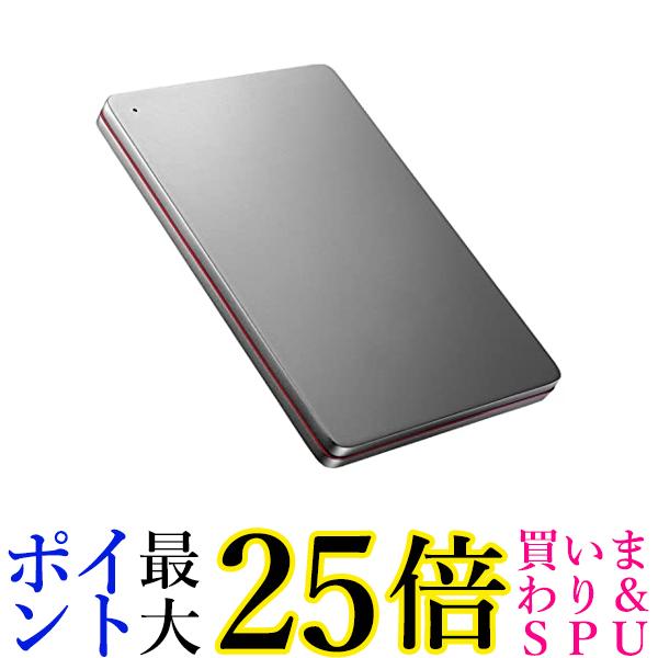 アイ・オー・データ ポータブルハードディスク 1TB USB 3.2 Gen 1(USB 3.0)対応 Black×Red 日本製 HDPX-UTSC1K 送料無料 【G】