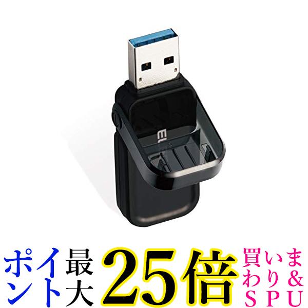 GR USB 64GB USB3.0 3.1 (Gen1) ȂȂLbv ubN MF-FCU3064GBK  yGz