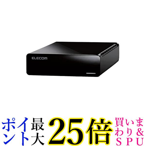 エレコム 外付けHDD ハードディスク 6TB テレビ録画用/Mac/Windowsブラック ELD-HTV060UBK 送料無料 【G】