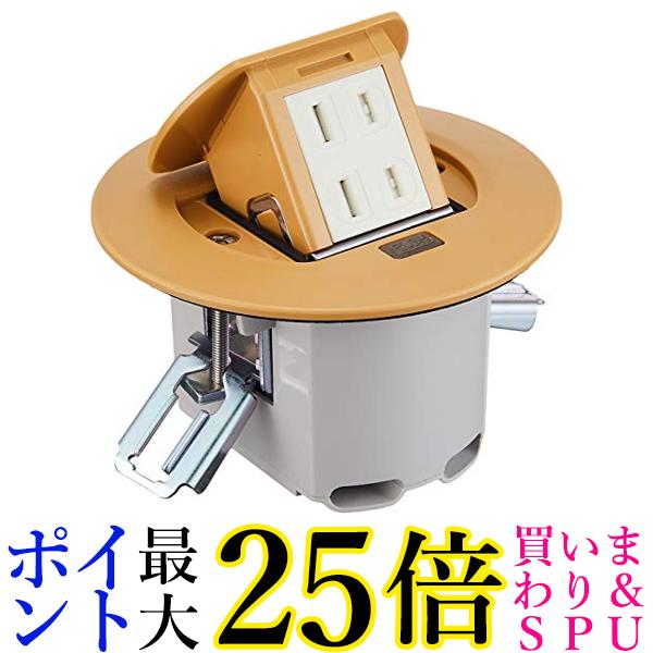 パナソニック(Panasonic) 住宅用F型アップコン丸型 2個口 ナチュラルバーチ DU1100F 送料無料 【G】