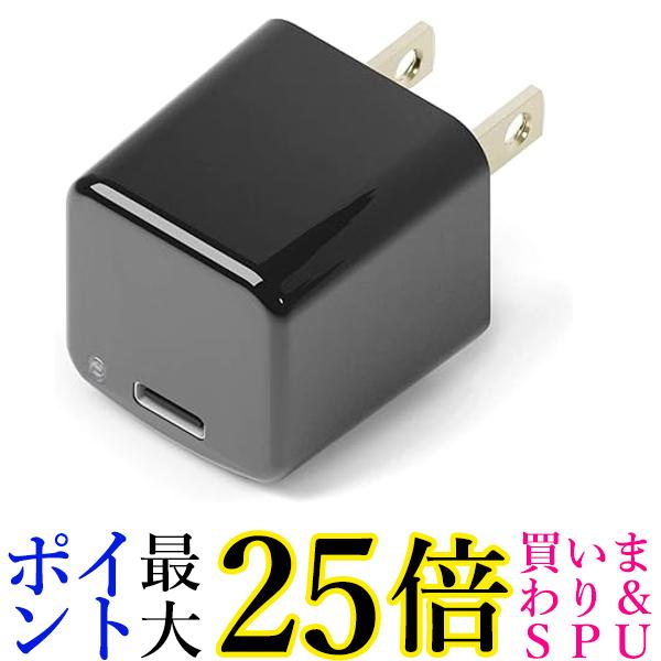PGA Premium Style mini電源アダプタ USB-Cポート (ブラック) 送料無料 【G】