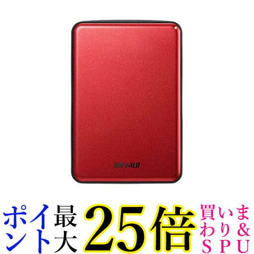 BUFFALO USB3.1(Gen.1)対応 アルミ素材&薄型ポータブルHDD 2TB レッド HD-PUS2.0U3-RDD 送料無料 【G】 BUFFALO USB3.1(Gen.1)対応 アルミ素材&薄型ポータブルHDD 2TB レッド HD-PUS2.0U3-RDD 送料無料 【G】
