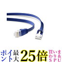 エレコム LANケーブル CAT6A 1.5m ツメが折れない 爪折れ防止コネクタ cat6a準拠 スーパーフラット ブルーメタリック 送料無料 【G】