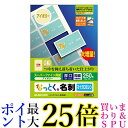 エレコム 名刺用紙 マルチカード A4サイズ マイクロミシンカット 250枚 (10面付×25シート) 厚口 両面印刷 送料無料 【G】