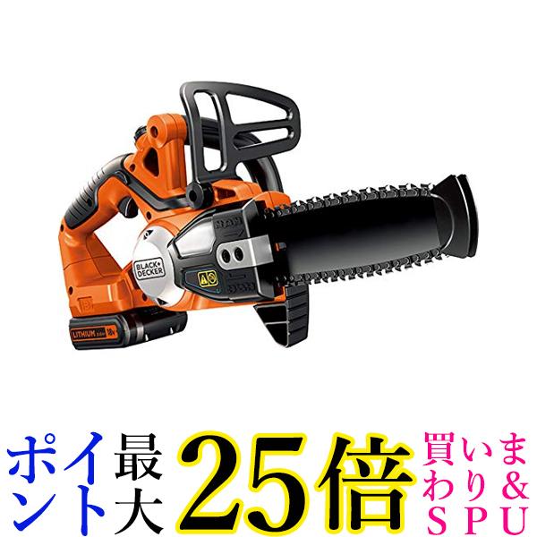 ブラックアンドデッカー チェーンソー 充電式 18V2.0Ah 20cm GKC1820L2N 送料無料 【G】