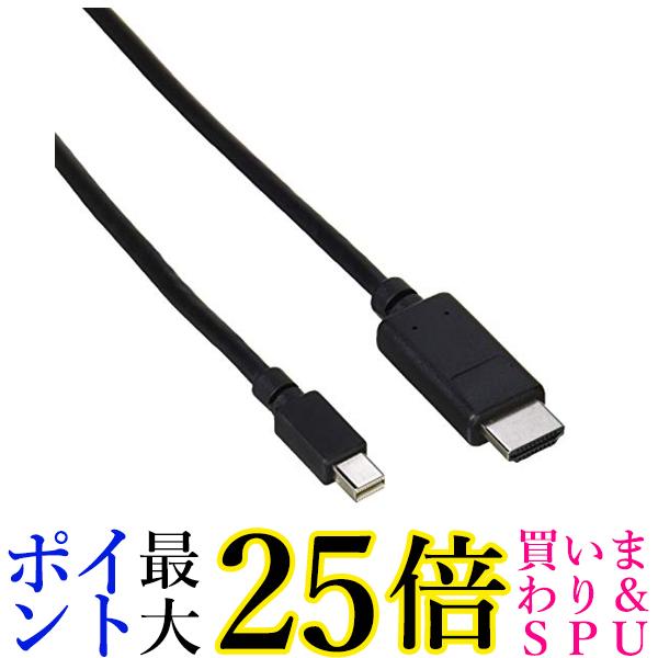 GR Mini DisplayPort (IX) - HDMI (IX) ϊP[u 2m ubN AD-MDPHDMI20BK  yGz