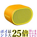 ソニー ワイヤレスポータブルスピーカー SRS-XB01 Y 防水 Bluetooth スマホなしで操作可能 ストラップ付属 2018年モデル 送料無料 【G】