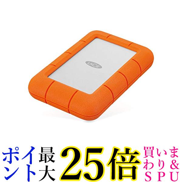 LaCie HDD ݡ֥ϡɥǥ 4TB Rugged Mini USB3.0 Ѿ׷HDD LAC9000633 ̵ G