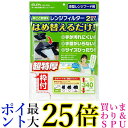 エルパ 取替用レンジフィルター 2枚入 耐熱PP樹脂 難燃不織布 ホワイト W299×H342×D10(mm) EKF-RF02 2個入 送料無料 【G】