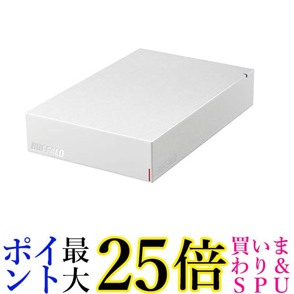 バッファロー USB3.2(Gen.1)対応外付けHDD 1TB ホワイト HD-LE1U3-WB 送料無料 【G】