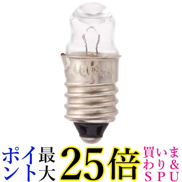 オーム電機 ニップル球 4.8V0.5A1P SL-L4850N1P 送料無料 【G】