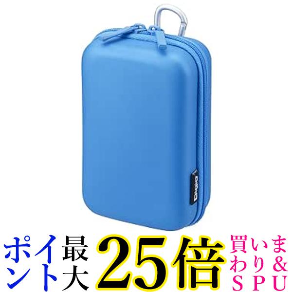ナカバヤシ デジタルカメラケース EVA セミハード Lサイズ ブルー 47622 送料無料 【G】