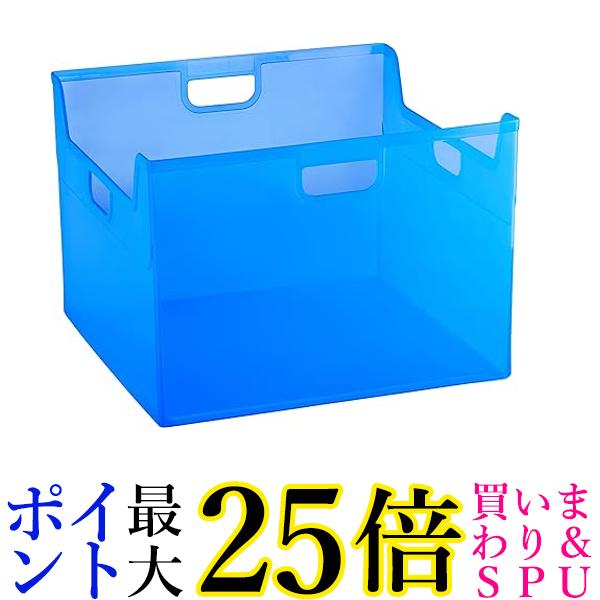 ナカバヤシ ファイルボックス 書類収納ケース キャパティEW5 A4 スーパーワイドタイプ FB-EW5-CBN 送料無料 【G】