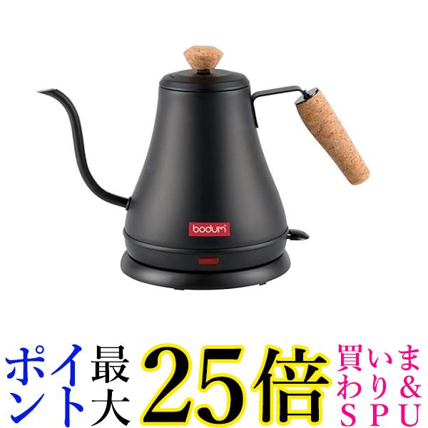 ボダム MELIOR メリオール グースネック 電気ケトル 800ml ブラック 11883-259JP 送料無料 【G】