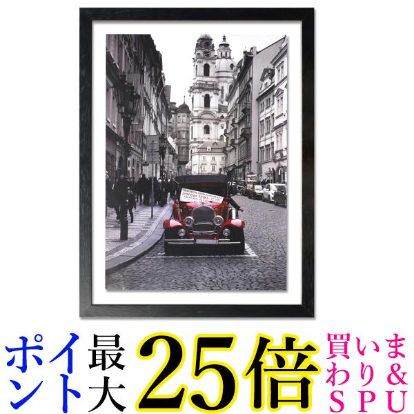 ケンコー 額縁 レクエル A3 ブラック アクリルタイプ 木製フレーム MRE-A3-BK 送料無料 【G】
