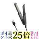 テスコム ヘアアイロン ストレートアイロン USB給電式 コンパクト 海外対応 メタリックグレー TS310A-H 送料無料 【G】(2)