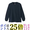 ヘインズ H5186-2 メンズ ネイビー L(2枚組) ビーフィー ロングスリーブ Tシャツ ロンT 長袖 2枚組 BEEFY-T 綿100% 送料無料 【G...