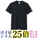チャンピオン Tシャツ 半袖 丸首 綿100% COTTON USA ショートスリーブポケットTシャツ ベーシック C3-X357 メンズ ブラック L 送料無...