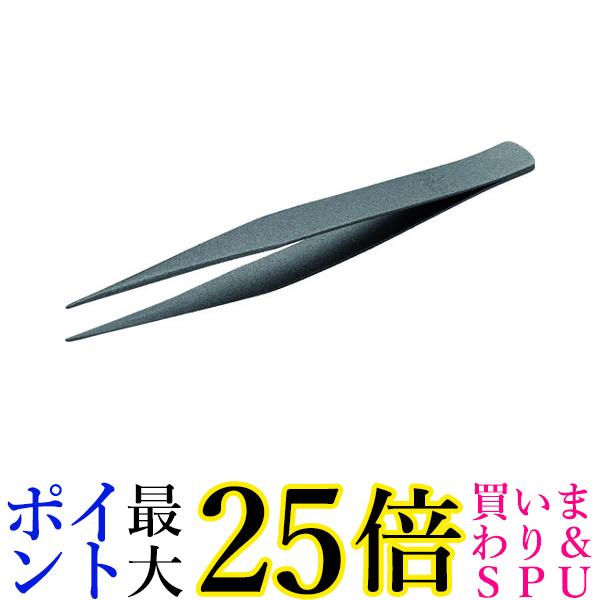 TRUSCO(トラスコ) ステンレス製ピンセット フッ素コートタイプ 125mm 直爪 TSP-42 送料無料 【G】