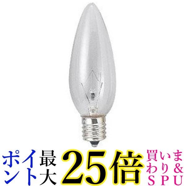 ヤザワ シャンデリア球40W 口金E12 クリア C321240C 送料無料 【G】