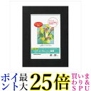 ナカバヤシ カラーVカットマット台紙 ハガキサイズ A6 ブラック DGVM-A6-D オフィス用品 送料無料 【G】