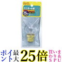 エルパ ミニボール 電球 照明 B22D 25W クリア G-8013H C 送料無料 【G】