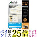 エーワン 名刺 マルチカード 趣のある紙 雲 80枚分 51061 送料無料 【G】