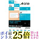 エーワン ラベルシール インクジェット A4 10面 20シート 28911 送料無料 【G】(2)