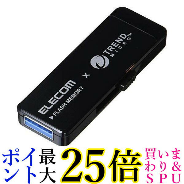 ELECOM USB3.0 Trend Micro 16GB MF-TRU316GBK