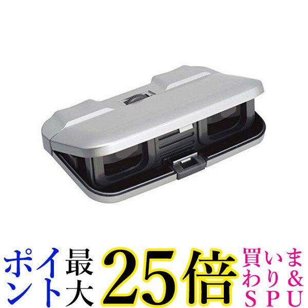 Kenko 双眼鏡 PLIANT3X25 スリム シルバ�