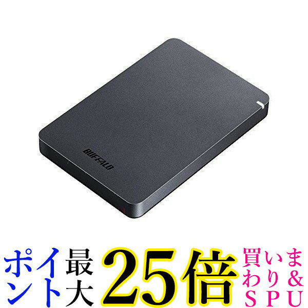 BUFFALO 耐衝撃ポータブルHDD HD-PGF1.0U3-BKA