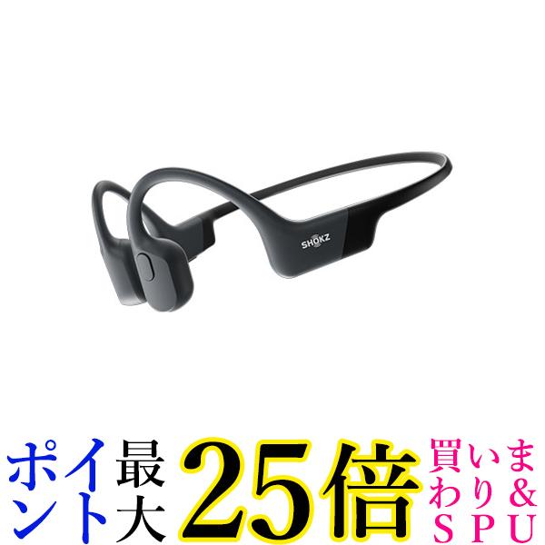 SHOKZ 骨伝導イヤホン OPENRUN COSMIC BLACK