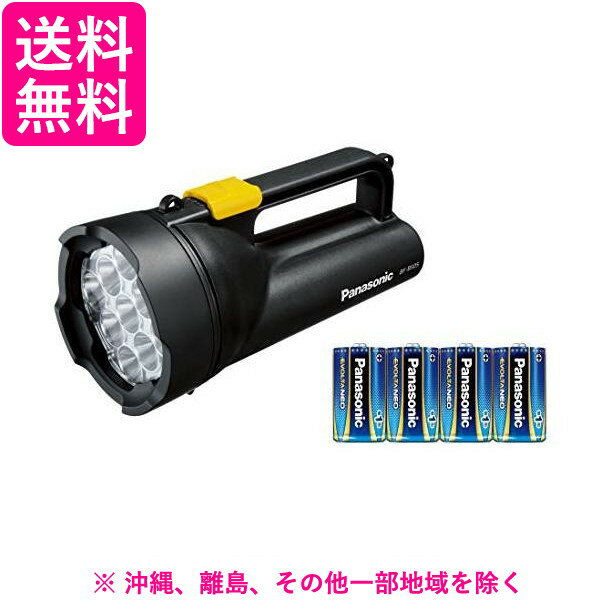 乐天商城 - Panasonic 強力ライトBF-BS05N-K　エボルタNEO付き ワイドパワーLED強力ライト ブラック