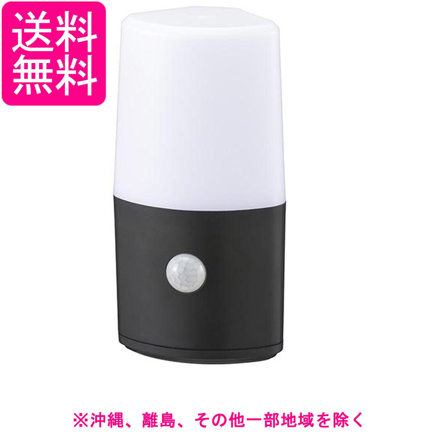 乐天商城 - オーム電機 フットライト LEDセンサーライト 足元灯 人感センサー 160ルーメン 乾電池式 置き型コーナータイプ LS-B160JC-3 06-0855 OHM