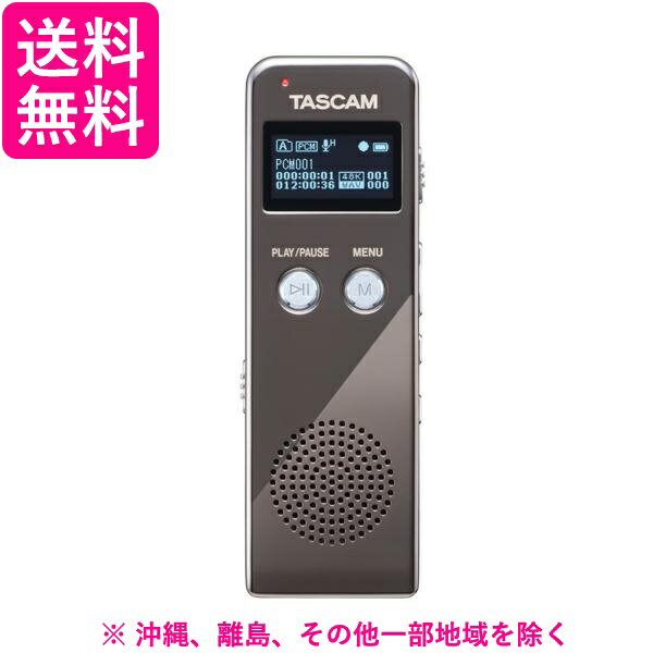 TASCAM FMチューナー搭載ICレコーダー ブラウン VR-03-BR