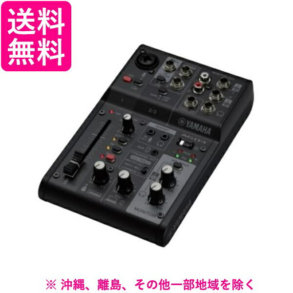 YAMAHA ライブストリーミング ミキサー AG03MK2 ブラック