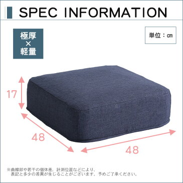 しっとり沈むカバーリング低反発クッション 洗濯可能なクッションカバー 角型 joue - ジュー - 単品 送料無料