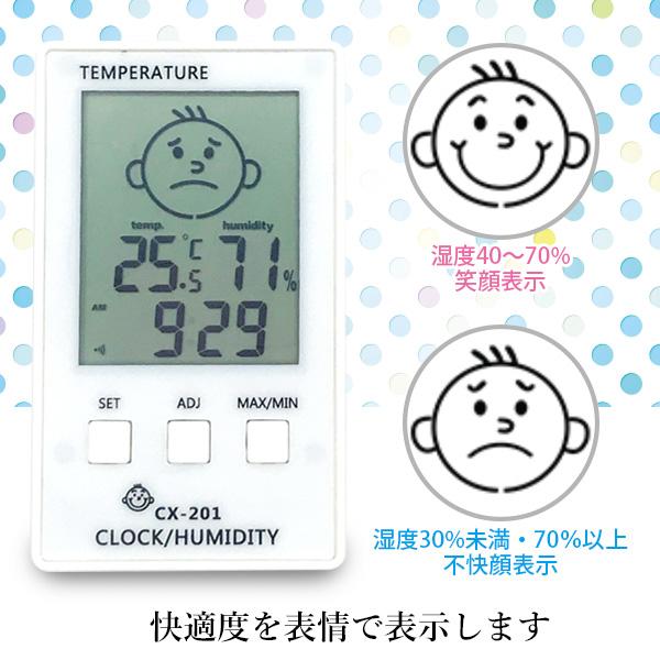 温湿度計 ホワイト 赤ちゃん デジタル マグネ...の紹介画像3