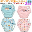 【送料無料】アンパンマン 6層 トレーニングパンツ 2枚組 子供 ベビー キッズ トレパン トイトレ パンツ 下着 キャラクター ブルー ピンク 青 保育園 幼...