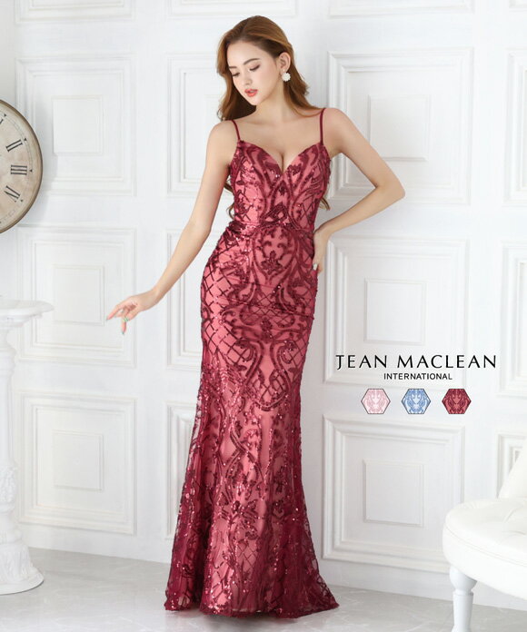 【2000円OFFクーポン対象】 JEAN MACLEAN ドレス 21185 キャバドレス 大きいサイズ あり ロングドレス ノースリーブ タイト エンパイ マキシ丈 JEANMACLEAN ドレス ナイトドレス 無地 レディース スナック クラブ 女性 大人