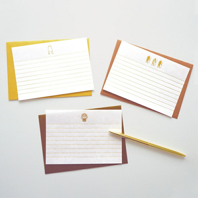 レターセット 手紙 便箋 封筒 おしゃれ かわいい 人気 ギフト お祝い 誕生日 エジプト 上品 EGYPTIAN LETTER SET MATOKA マトカ