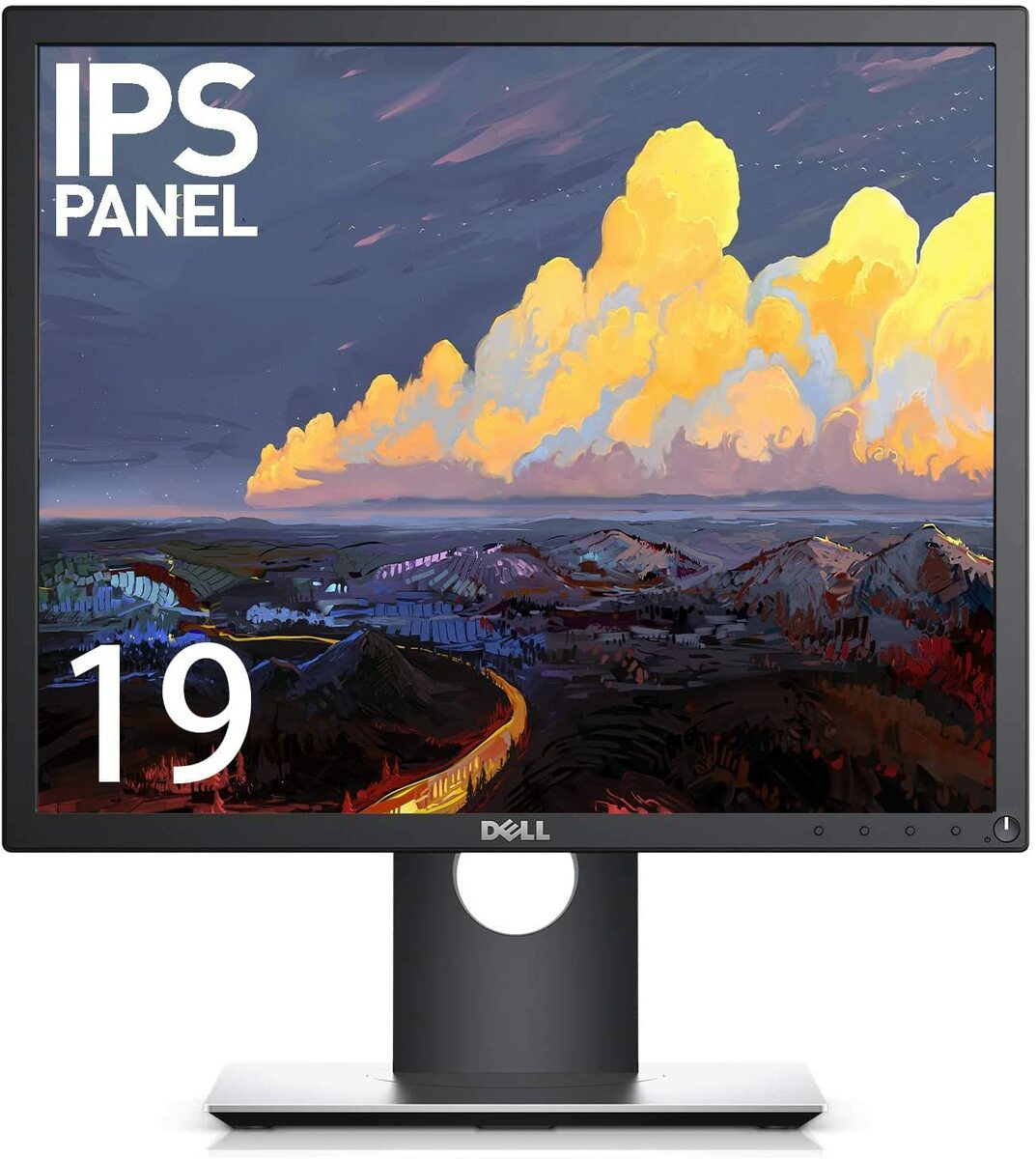 【店内全品ポイント3倍】Dell プロフェッショナルシリーズ P1917S 19インチ モニター SXGA/IPS非光沢/DP,HDMI,D-Sub15ピン/縦横回転 高さ調整 省スペース 中古モニター 送料無料 1ヶ月保証期間付き