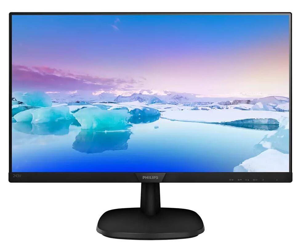 PHILIPS フル HD 液晶モニター 243V7QJAB/11 23.8型ワイド液晶ディスプレイ 中古モニター IPS LED ワイド DisplayPort、HDMI、VGA 接続 送料無料 一ヶ月保証