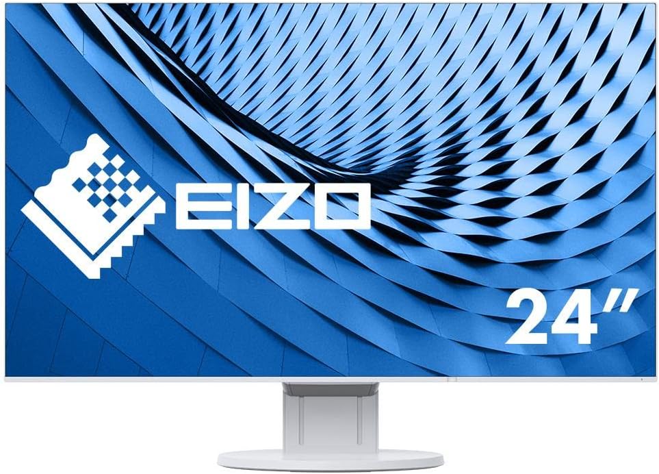 【店内全品ポイント3倍】EIZO エイゾ FlexScan 60cm 23.8型カラー液晶モニター FlexScan EV2451 フルHD 1920 1080 フルフラット HDMI/DisplayPort/DVI-D/D-Sub 15ピン搭載 中古 送料無料 一ヶ…